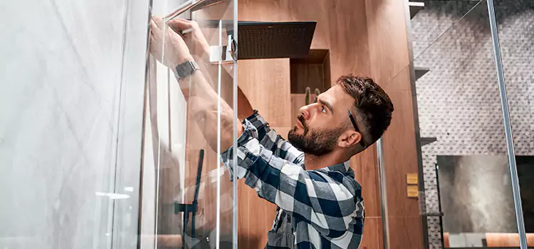 Replace Shower Doors with Frameless Linden